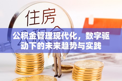 安塞公积金管理现代化，数字驱动下的未来趋势与实践