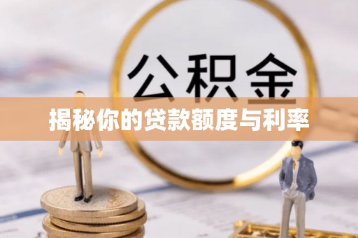 安塞揭秘你的贷款额度与利率